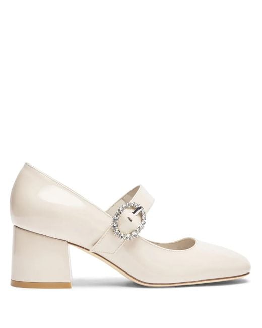 Stuart Weitzman White 60Mm Sloane Pumps