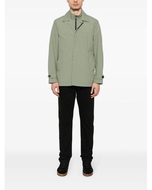 Fay Green Layered-Design Jacket for men