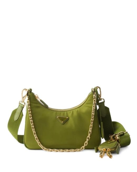 Prada Green Re-Edition 2005 Shoulder Bag