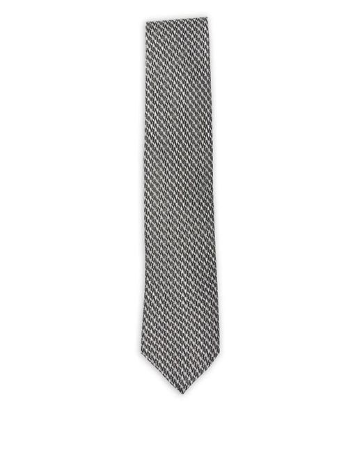 Brioni Gray Silk Tie for men