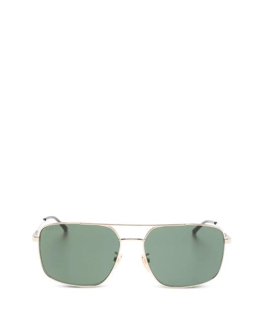 Gucci Green Square Frame Sunglasses
