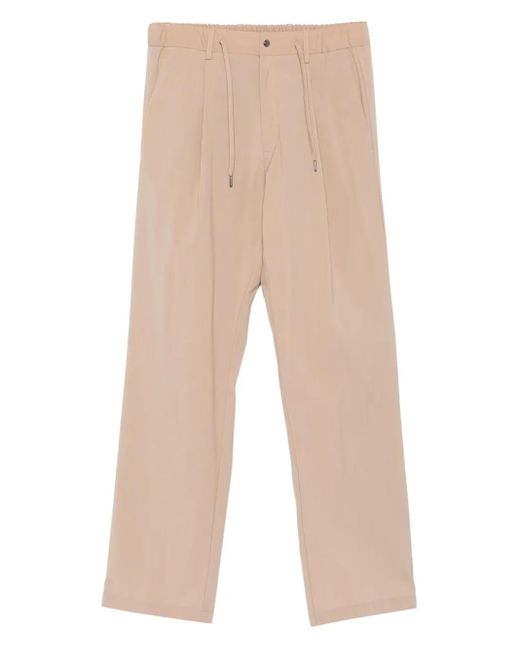 Pantalones Plisados Con Cordones Herno de hombre de color Natural