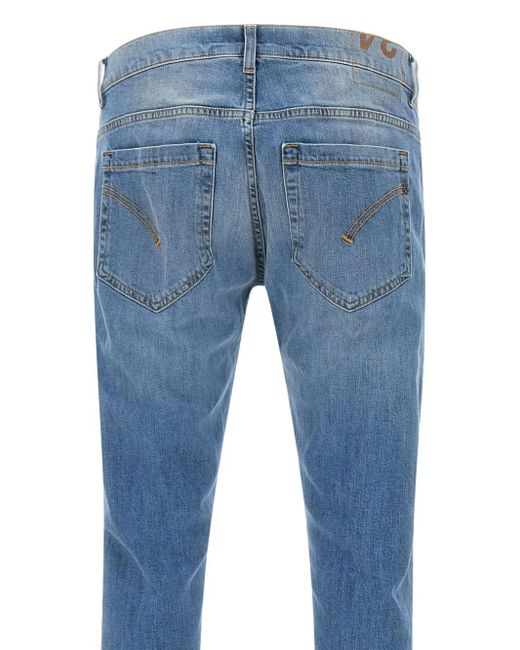 Dondup Blue George Straight-Leg Jeans for men