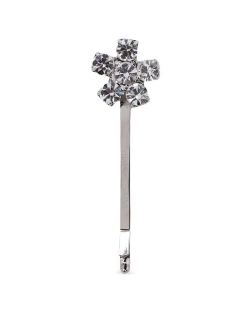 Rosantica White Crystal Flower Anice Hair Slide