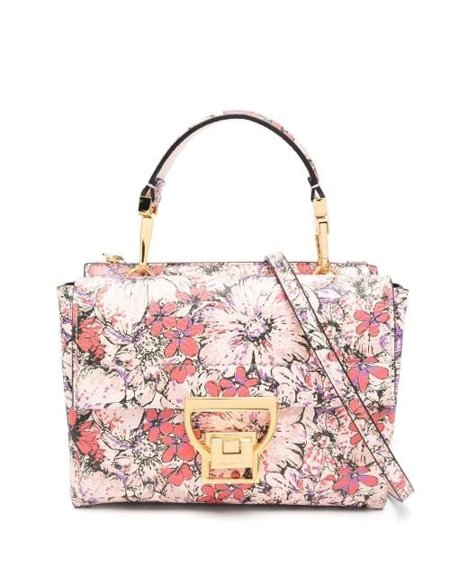 Coccinelle Pink Arlettis Floral Bag