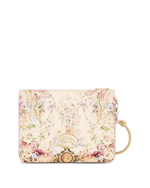 Camilla Natural Pochette À Ornements En Cristal