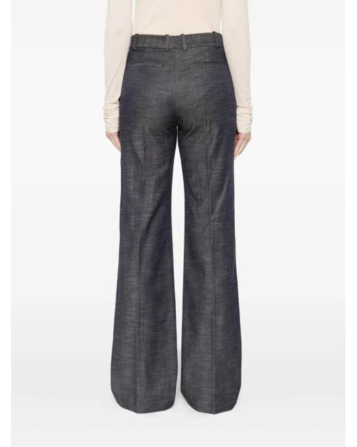 Pantalones rectos con pinzas Joseph de color Gray