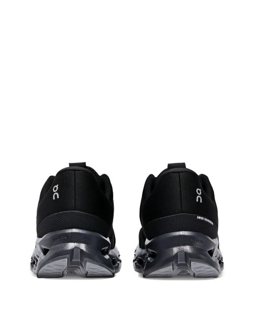 On Shoes Black Cloudsurfer Performance Sneakers for men
