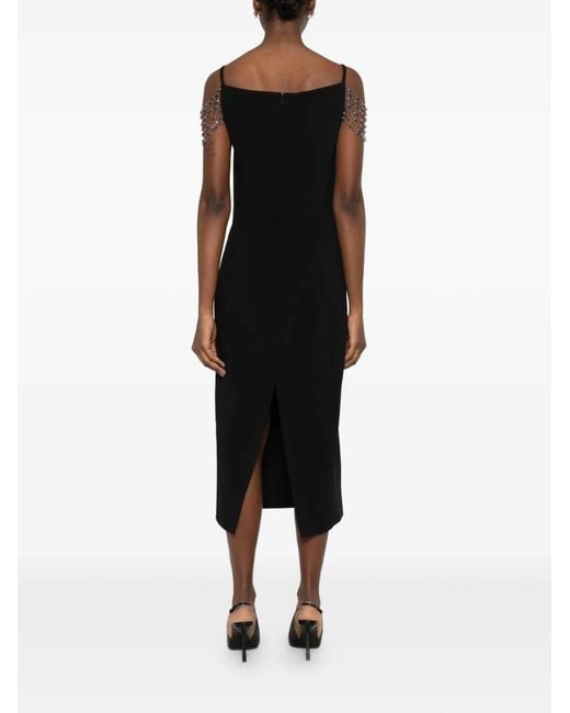 Pinko Black Chain Strap Dress