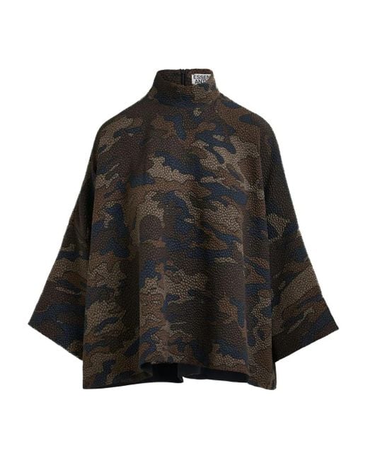 Blouse À Motif Camouflage Essentiel Antwerp en coloris Black