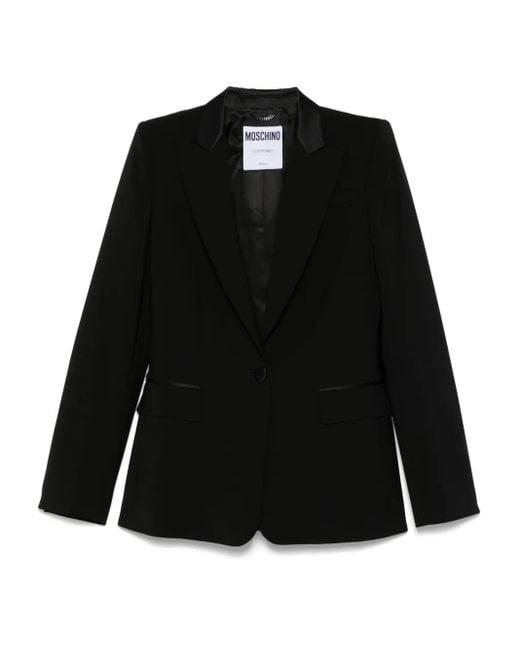 Moschino ウール ジャケット Black