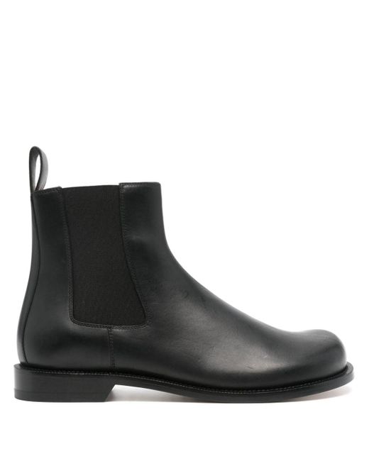 Loewe Black Campo Leather Chelsea Boot for men