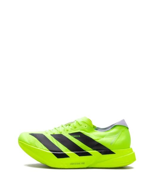 Adidas Adizero Adios Pro 4 "lucid Lemon/black" スニーカー Green