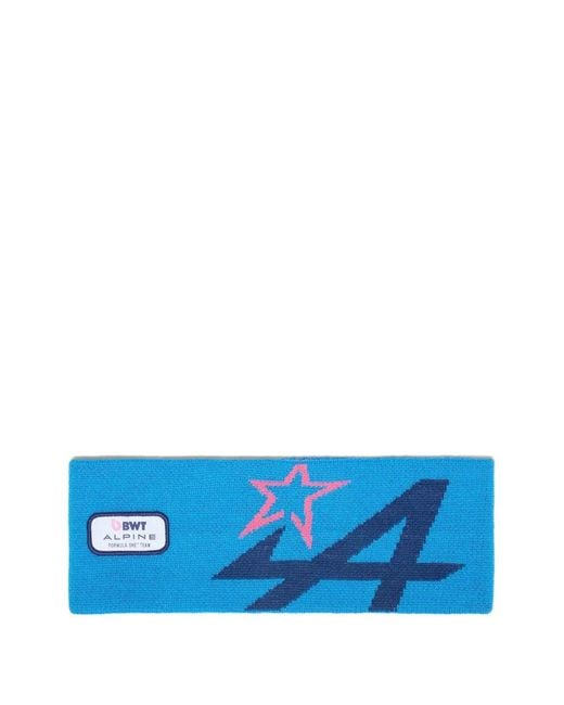 Perfect Moment Blue X Alpine Wool Racing Headband