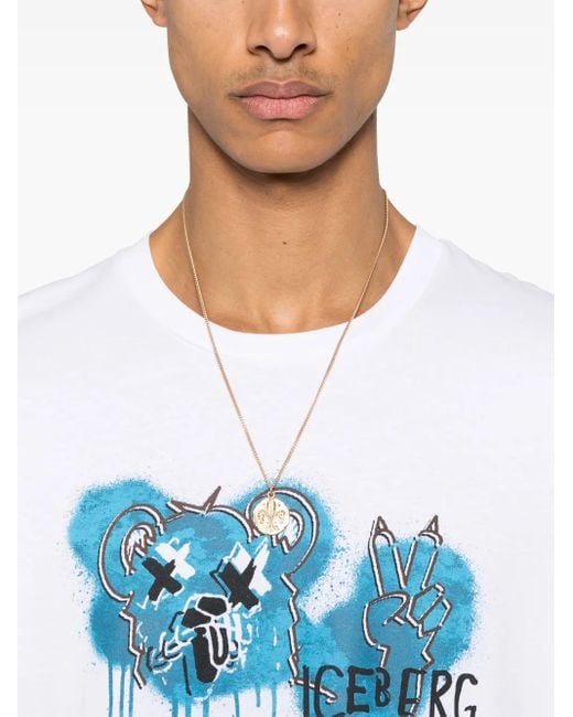 Iceberg T-Shirt Mit Bären-Print in Blue für Herren