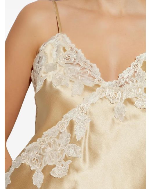 By Malene Birger Natural Lace-Trim Blouse