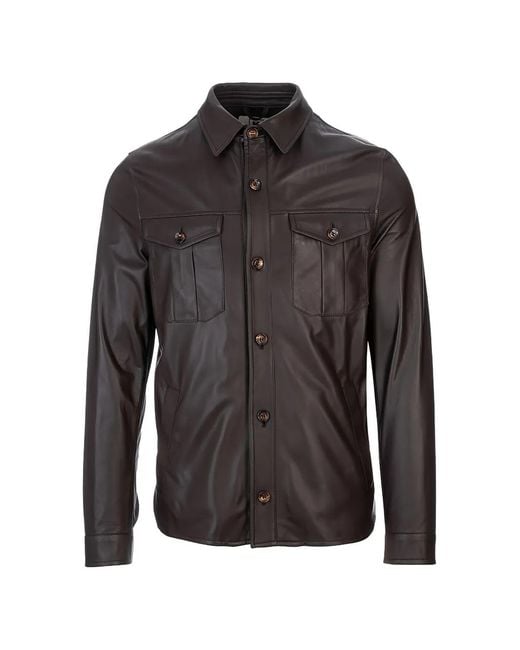 KIRED Gray Flap-Pocket Overshirt for men