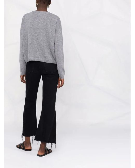 Lisa Yang Blue V-Neck Cashmere Cardigan