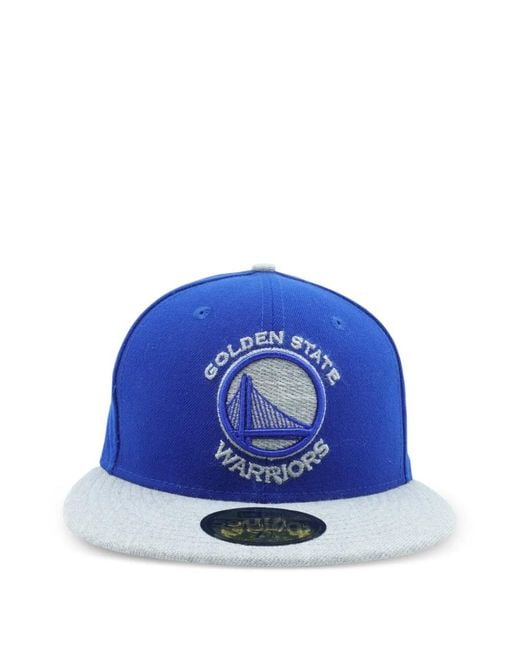 KTZ Blue 59Fifty Golden State Warriors Hat for men