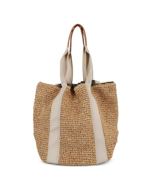 Barbour White Lily Tote Bag