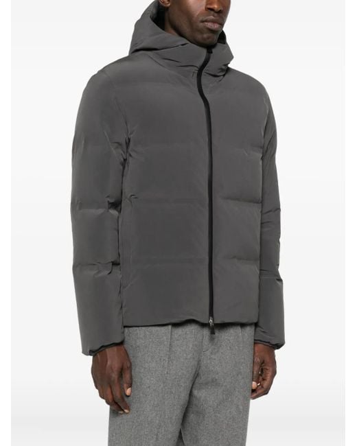 Herno Gray "New Impact" Cropped Jacket for men