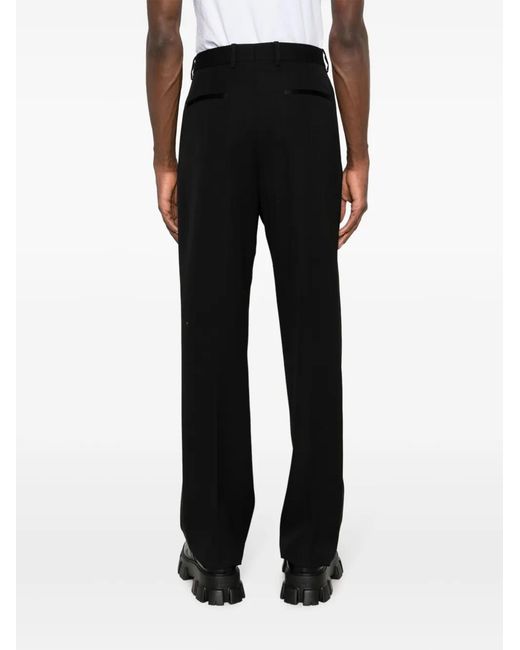 Off-White c/o Virgil Abloh Black Off- Drywo Smoking Trousers for men