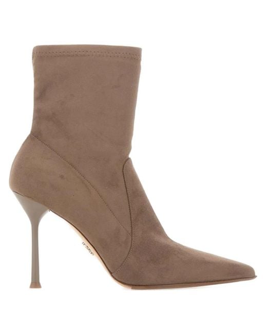 Sergio Levantesi Brown 10Mm Meets56 Pointed Ankle Boots