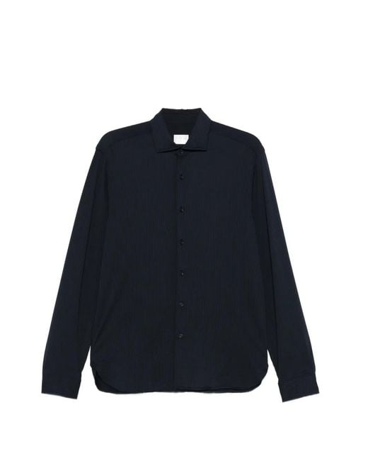 Xacus Blue Textured Shirt for men