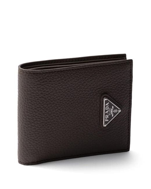 Prada Brown Leather Wallet for men