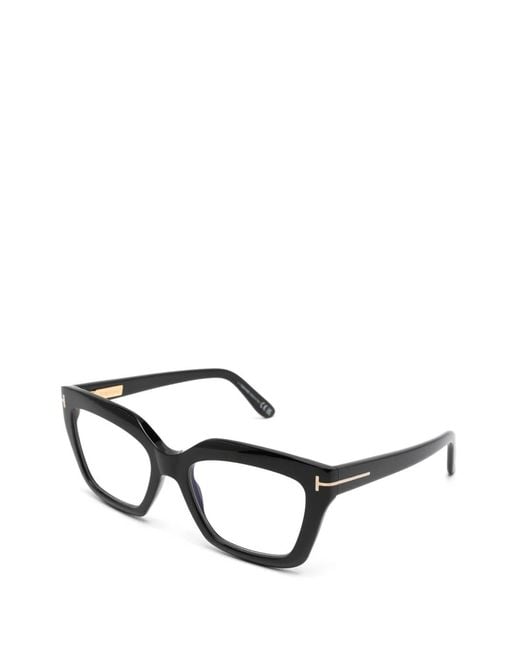 Tom Ford Black Geometric Glasses