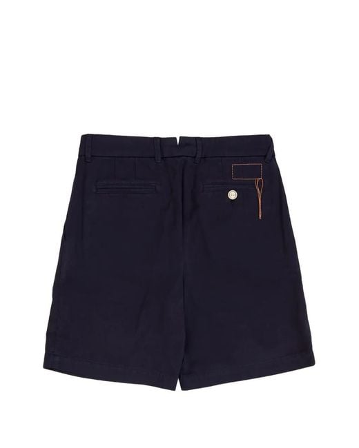 Fortela Blue Short À Fermeture Zippée for men