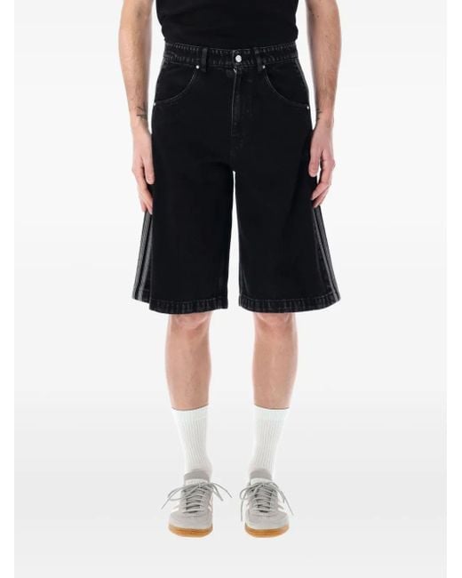Adidas Jeans-Shorts Mit 3 Streifen in Black für Herren