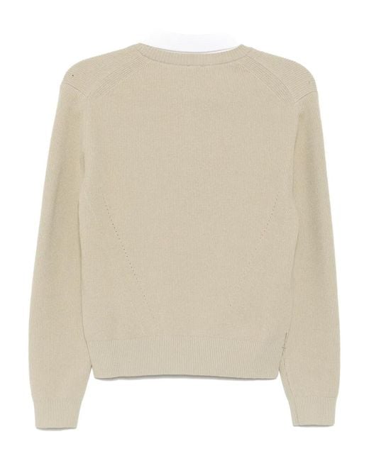 Juun.J Natural Patchwork Design Jumper