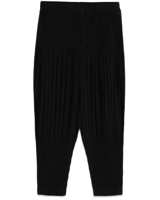 Homme Plissé Issey Miyake Black Basics Trousers for men