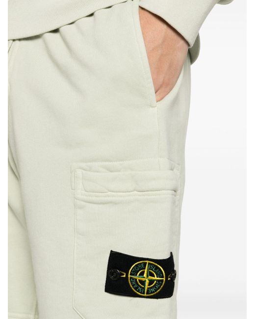 Stone Island Cargo-Shorts mit Kompass-Patch in Green für Herren