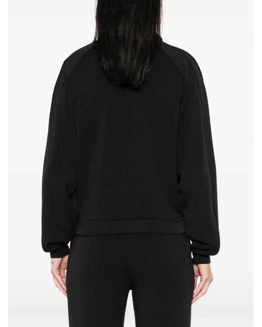 Woc Black Concord Quarter-Zip Raglan-Sleeve Polo Sweater