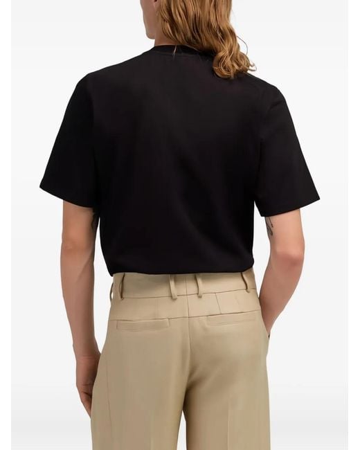 Roberto Cavalli Black Cotton T-Shirt for men