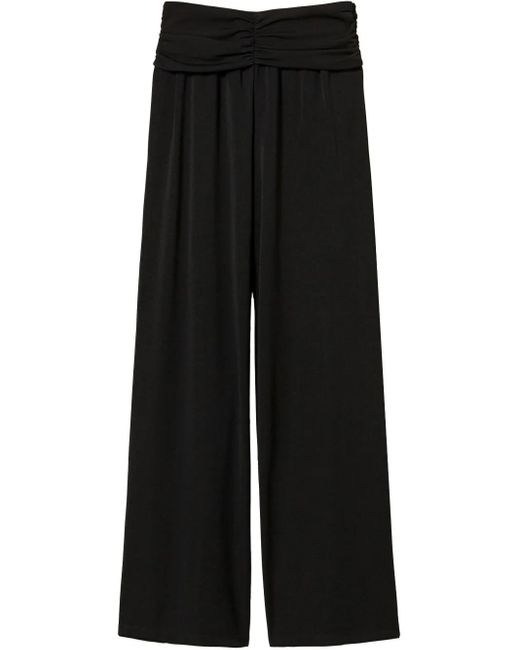 Twinset Black Pleated Trousers