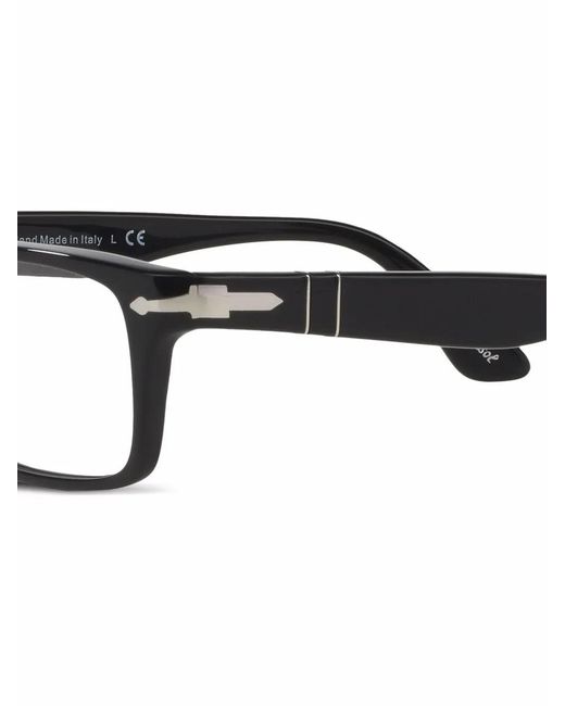 Persol Brown Rectangle-Frame Glasses for men
