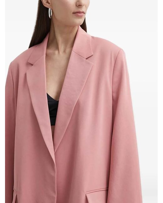 Drykorn Pink Open-Front Blazer