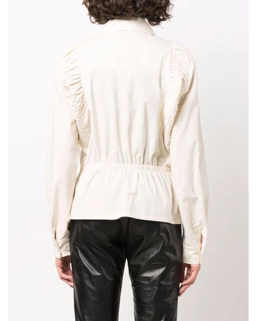 Maison Margiela Multicolor Ruched-Detail Shirt