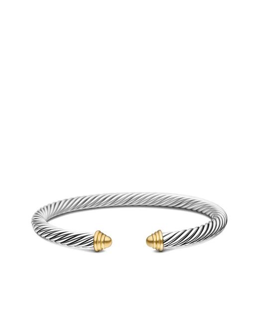 David Yurman Metallic 14Kt And Sterling Classic Cable Bracelet (5Mm)