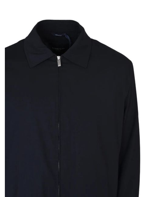 Tombolini Blue Zero Gravity Zip-Up Shirt Jacket for men
