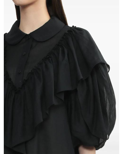 Simone Rocha コットンブレンド ワンピース Black