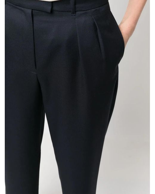 A.P.C. Cropped Plooibroek in het Blue