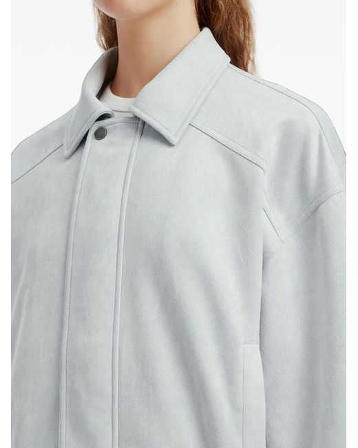 B+ AB Blue Elasticated-Hem Jacket
