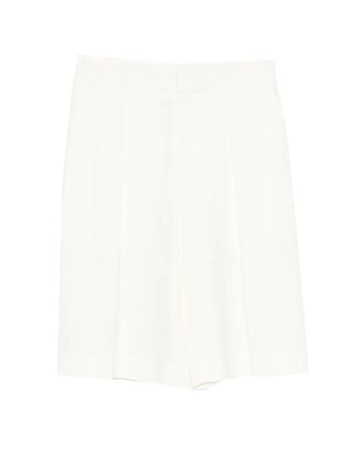 Victoria Beckham White Shorts