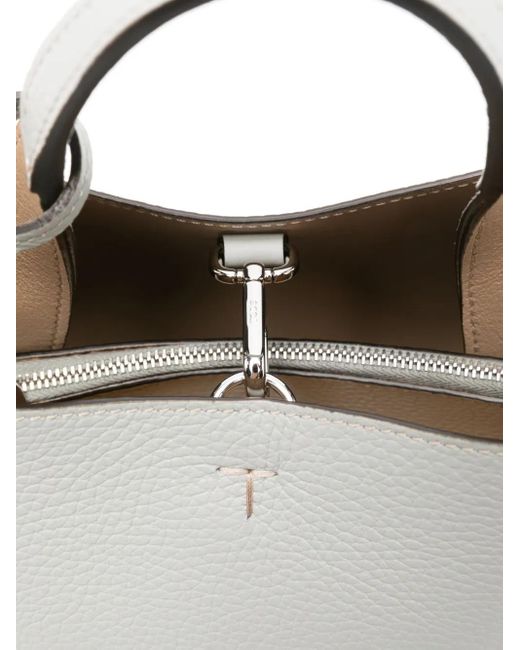 Tod's Gray Micro Handtasche Aus Leder