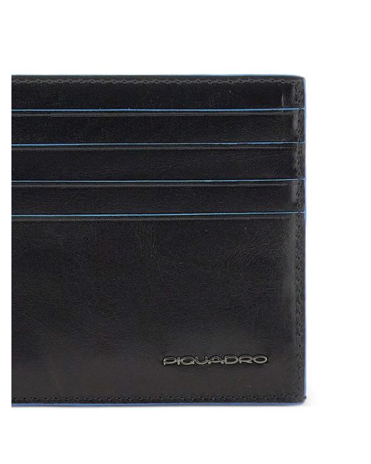 Piquadro Klassisches Kartenetui in Black für Herren