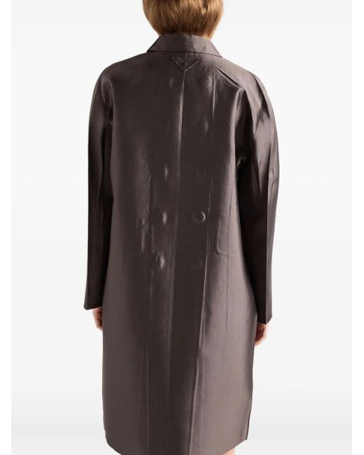 Prada Brown Double-Breasted Coat